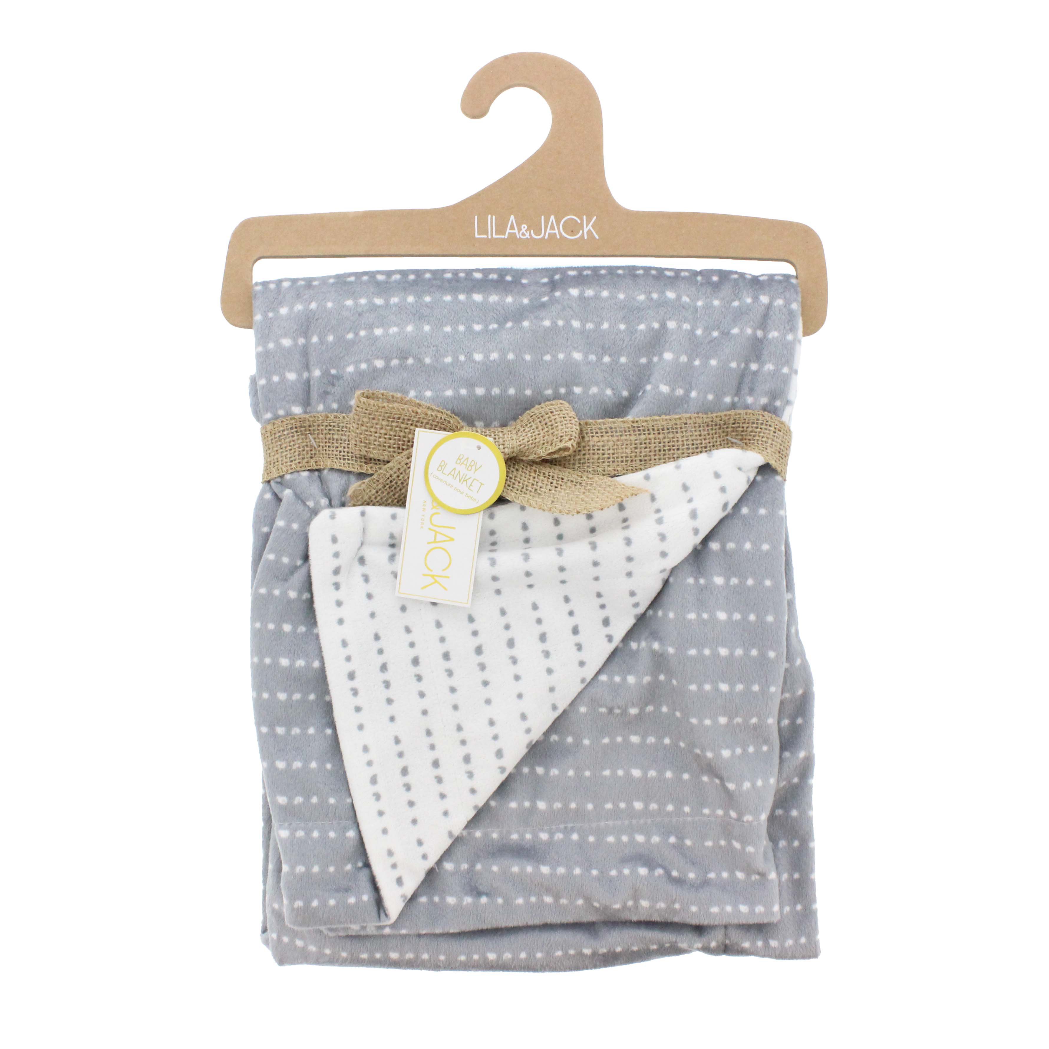 Lila & Jack Gray Blanket - Shop Blankets & Pillows at H-E-B