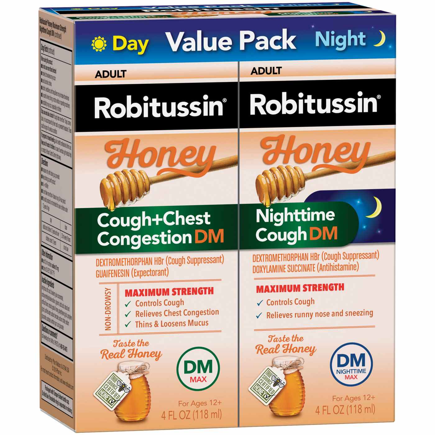 Robitussin Day & Night Cough + Chest Congestion DM; image 1 of 8