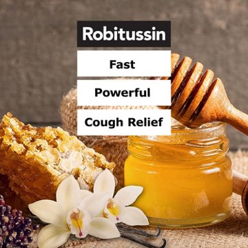 Robitussin Maximum Strength Honey Cough + Chest Congestion DM and Maximum Strength Honey Nighttime Cough DM, Value Pack of Cough Medicine for Adults and Children 12+, Honey Flavored