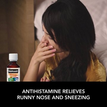 Robitussin Maximum Strength Honey Cough + Chest Congestion DM and Maximum Strength Honey Nighttime Cough DM, Value Pack of Cough Medicine for Adults and Children 12+, Honey Flavored