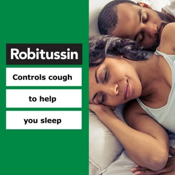 Robitussin Maximum Strength Honey Cough + Chest Congestion DM and Maximum Strength Honey Nighttime Cough DM, Value Pack of Cough Medicine for Adults and Children 12+, Honey Flavored