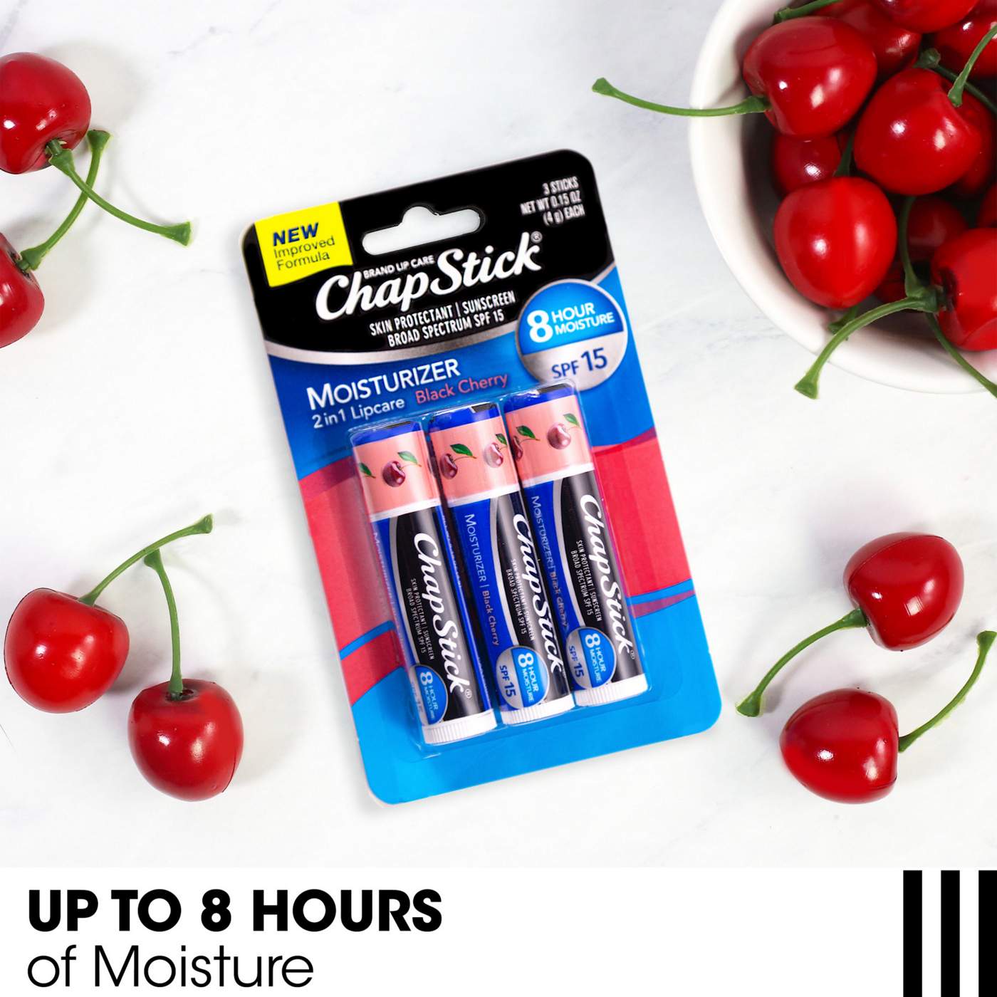 ChapStick Moisturizer SPF 15 Lip Balm - Black Cherry ; image 2 of 7