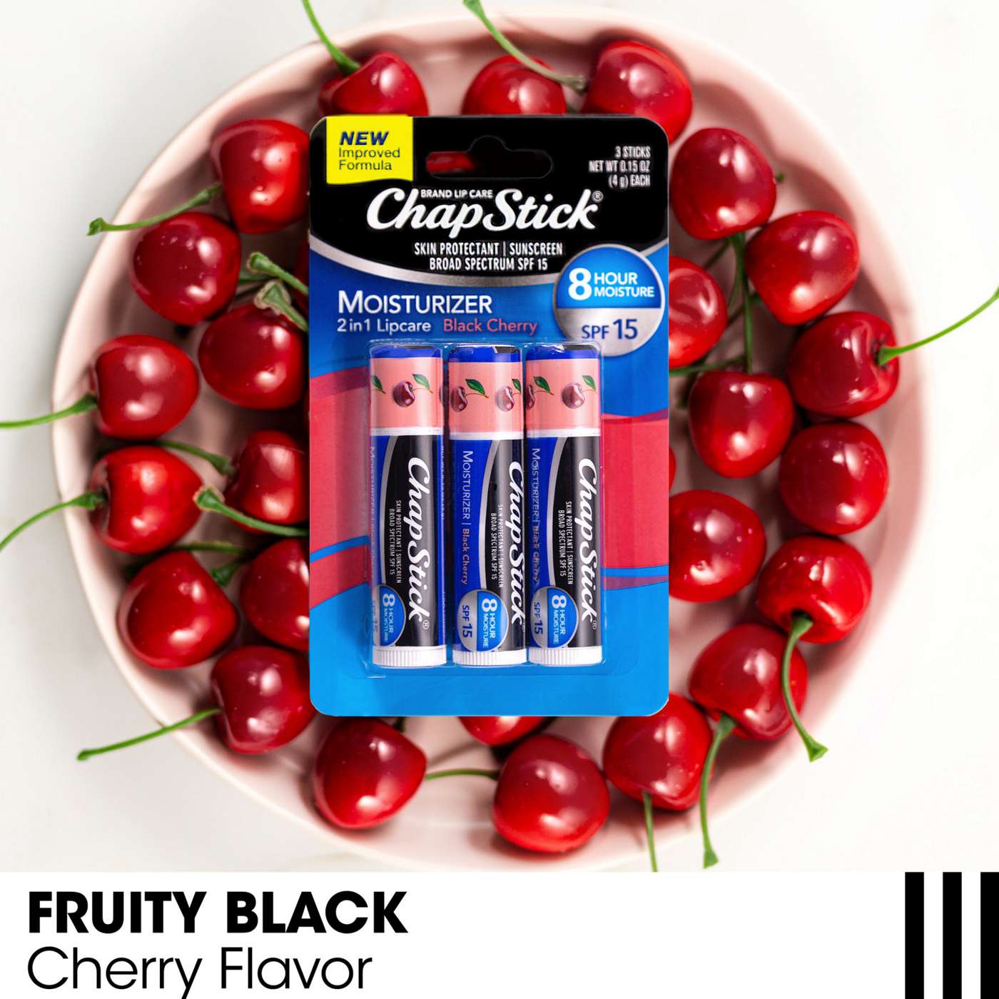ChapStick Moisturizer SPF 15 Lip Balm - Black Cherry ; image 4 of 7