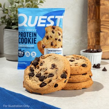 Quest 15g Protein Cookies - Chocolate Chip, 4 ct