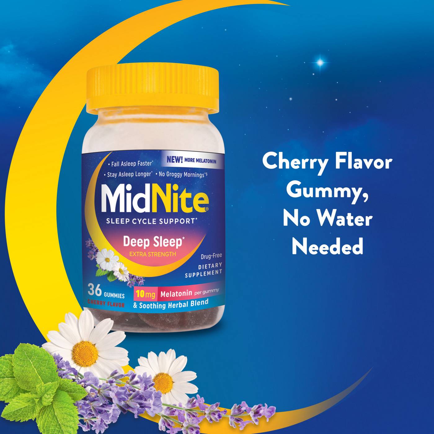 MidNite Deep Sleep Cycle Support Gummies - Cherry; image 5 of 7