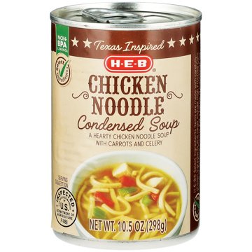 H-E-B Texas-Inspired Chicken Noodle Condensed Soup, 10.5 oz