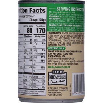 H-E-B French Onion Condensed Soup, 10.5 oz