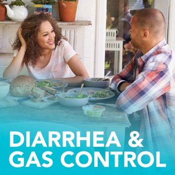H-E-B Anti-Diarrheal Anti-Gas Caplets, 24 ct