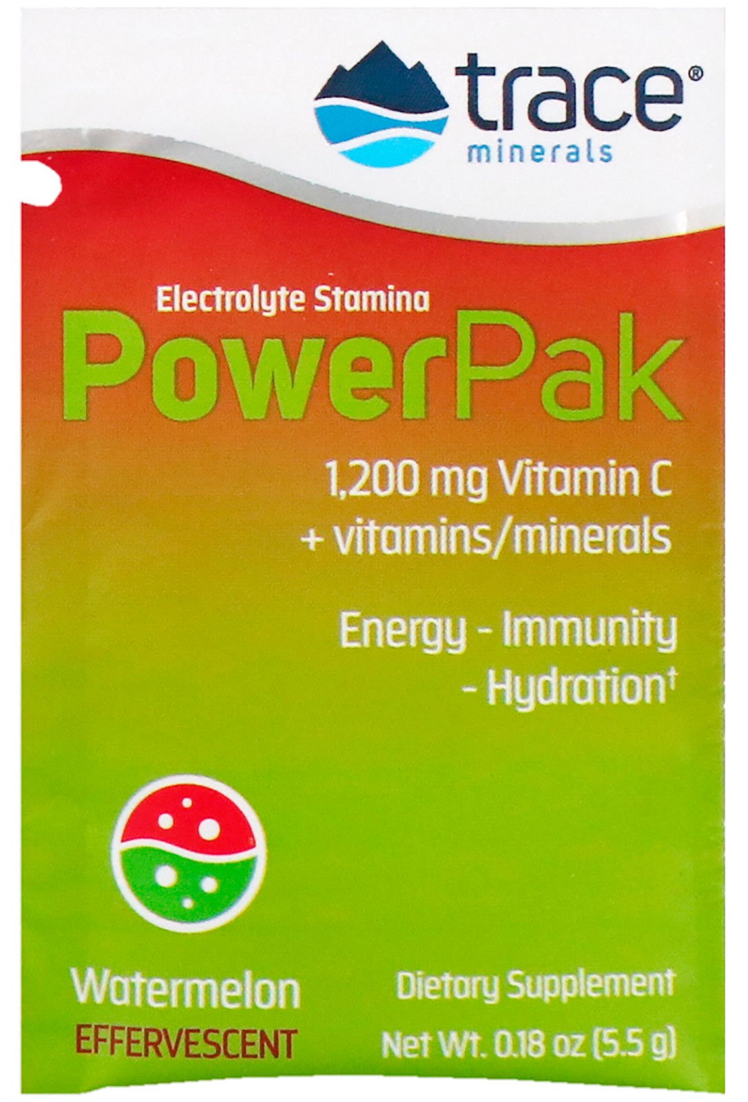 Trace Electrolyte Stamina Watermelon Power Pak Packet, ea | Central ...