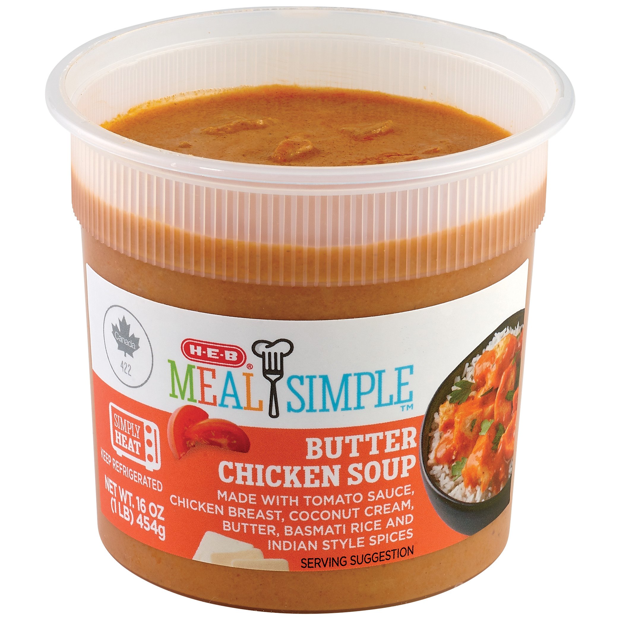 H-E-B Meal Simple Butter Chicken And Rice Soup - Shop Soup At H-E-B