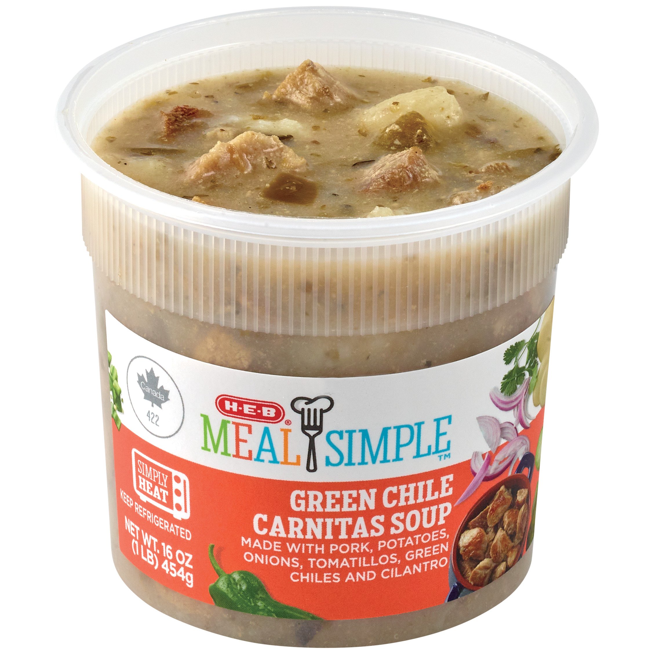 Meal Simple by HEB Carnitas Green Chili Stew Soup Shop Soup at HEB