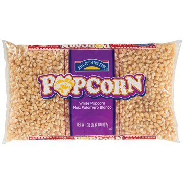 Hill Country Fare White Popcorn, 32 oz