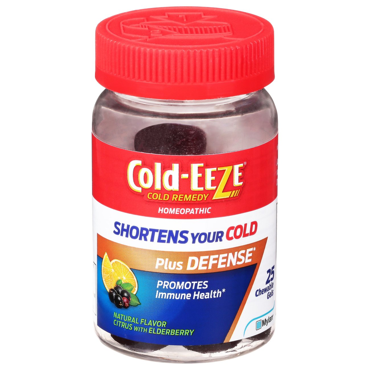 cold-eeze-plus-defense-citrus-with-elderberry-chewable-gels-shop-herbs-homeopathy-at-h-e-b