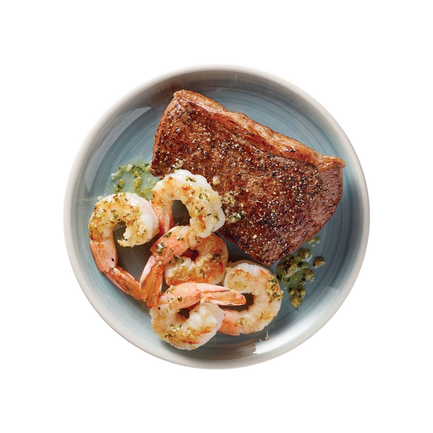 Meal Simple by H-E-B Seasoned Petite Beef Sirloin Steak with Garlic Butter Gulf Shrimp; image 2 of 2