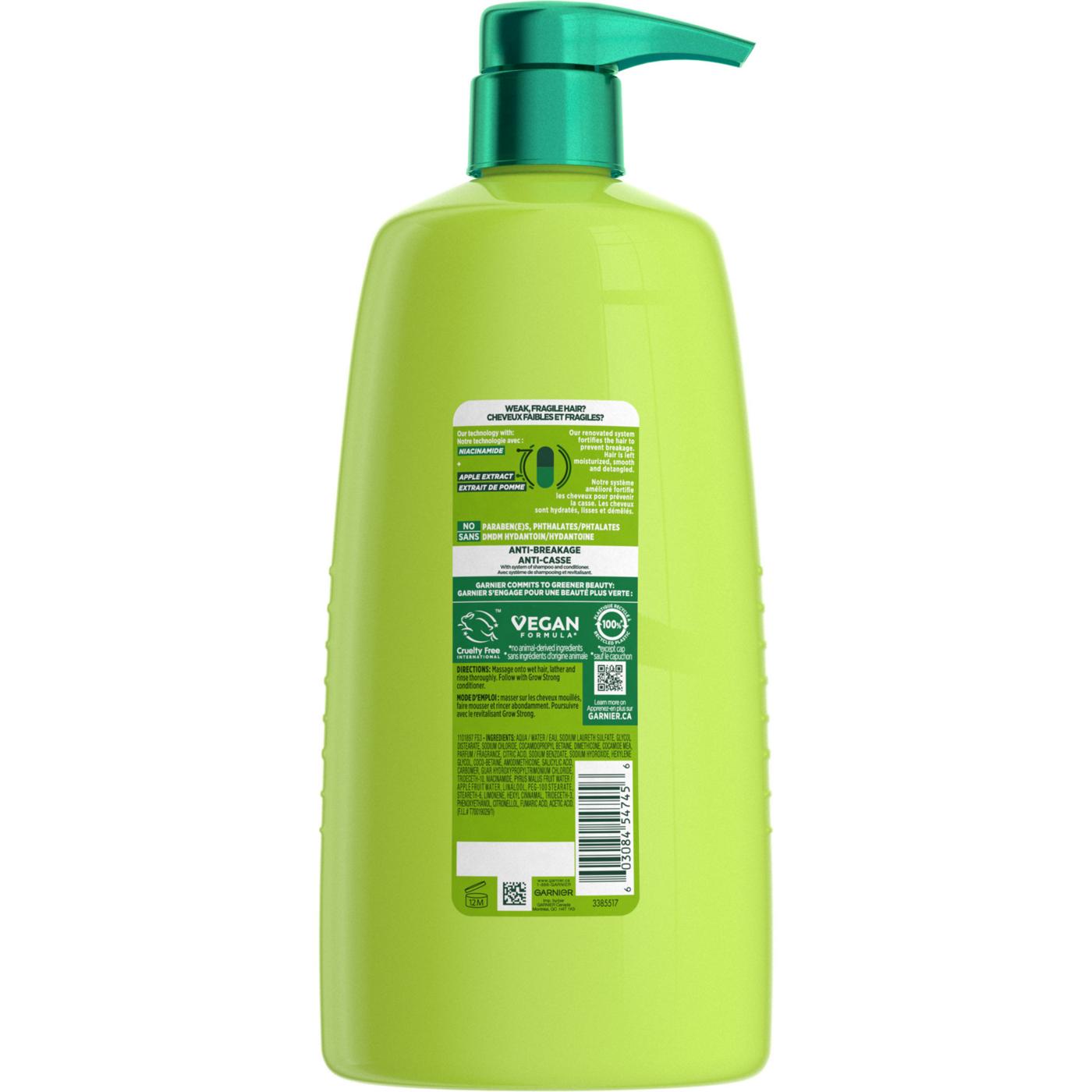 Garnier Fructis Grow Strong Fortifying Shampoo; image 2 of 8