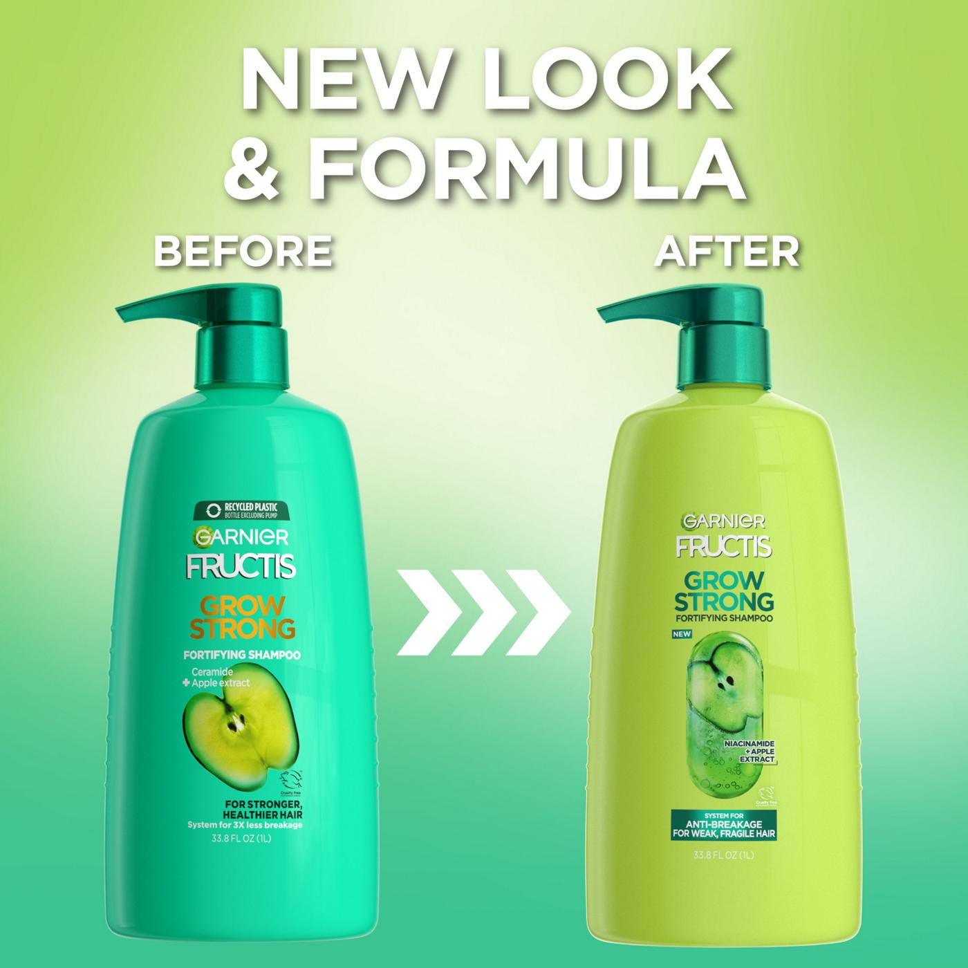 Garnier Fructis Grow Strong Fortifying Shampoo; image 7 of 8