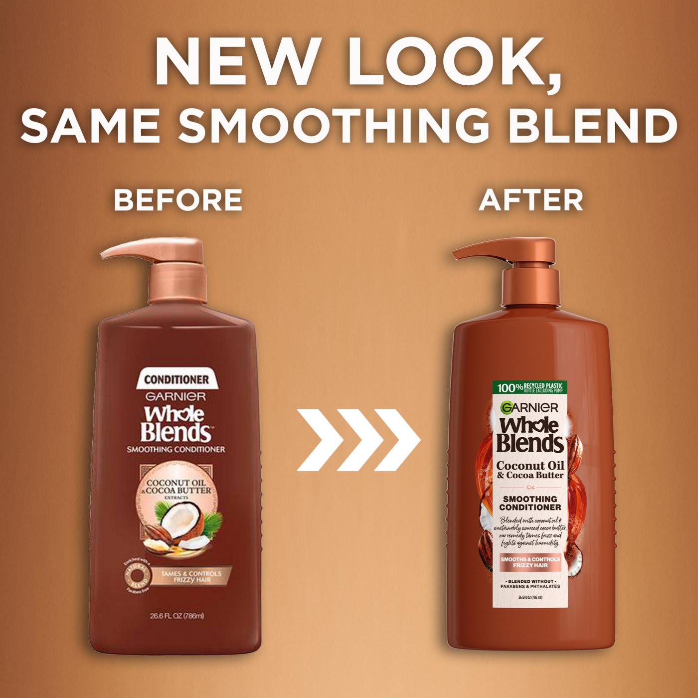 Garnier Whole Blends Smoothing Conditioner, Coconut Oil and Cocoa Butter; image 6 of 7