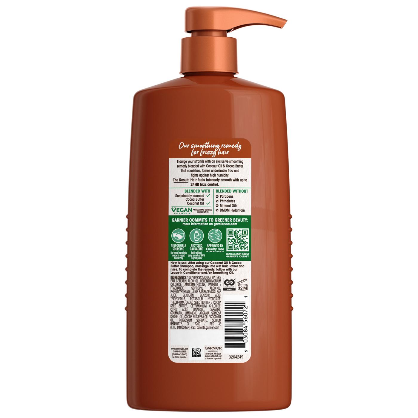 Garnier Whole Blends Smoothing Conditioner, Coconut Oil and Cocoa Butter; image 6 of 12