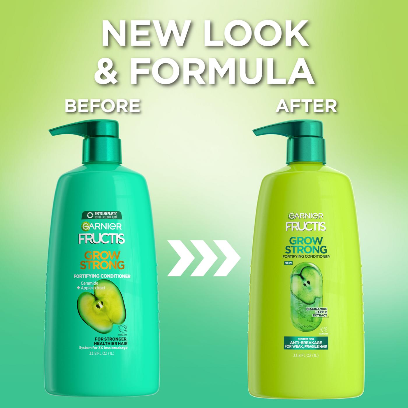 Garnier Fructis Grow Strong Fortifying Conditioner; image 2 of 3