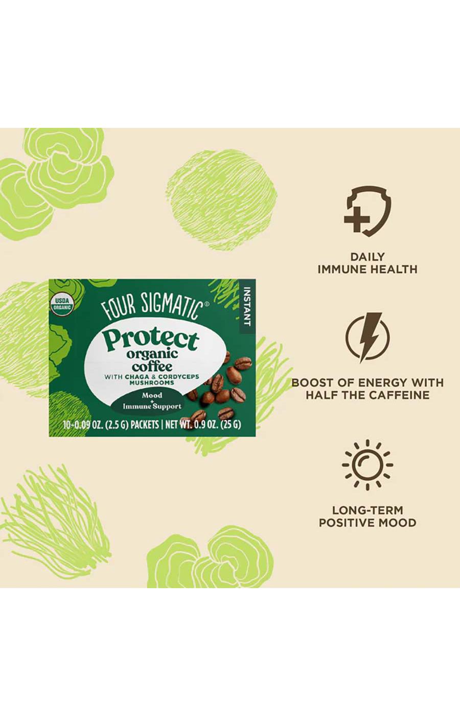 Four Sigmatic Protect Organic Coffee Mix Packets; image 3 of 4