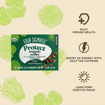 Four Sigmatic Protect Organic Coffee Mix Packets