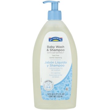 Hill Country Essentials Baby Wash & Shampoo with Oatmeal Extract, 18 oz