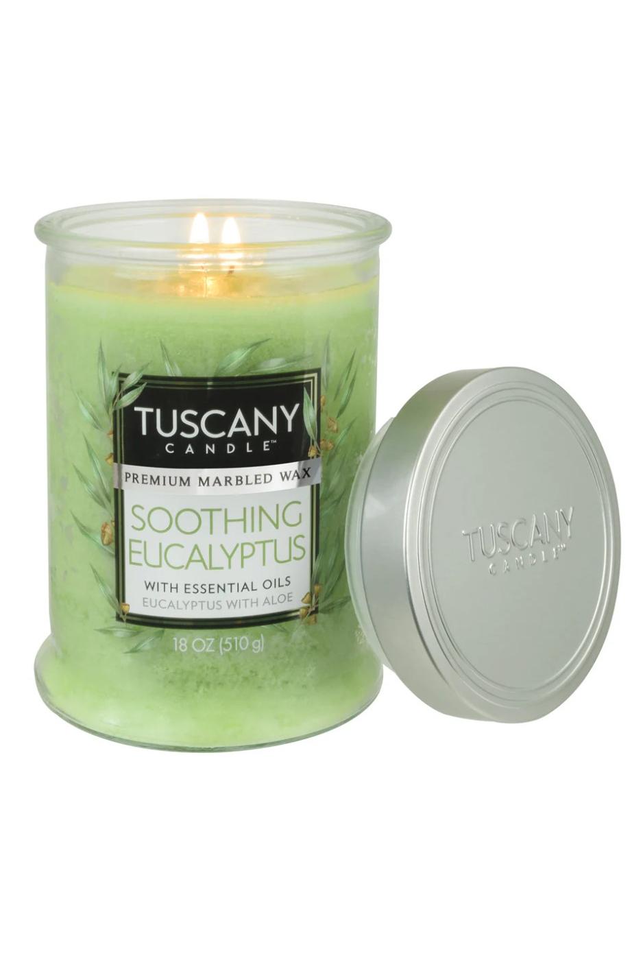 Tuscany Candle Soothing Eucalyptus Scented Candle; image 2 of 2