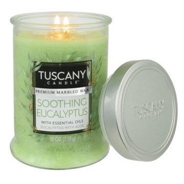 Tuscany Candle Soothing Eucalyptus Scented Candle, 18 oz