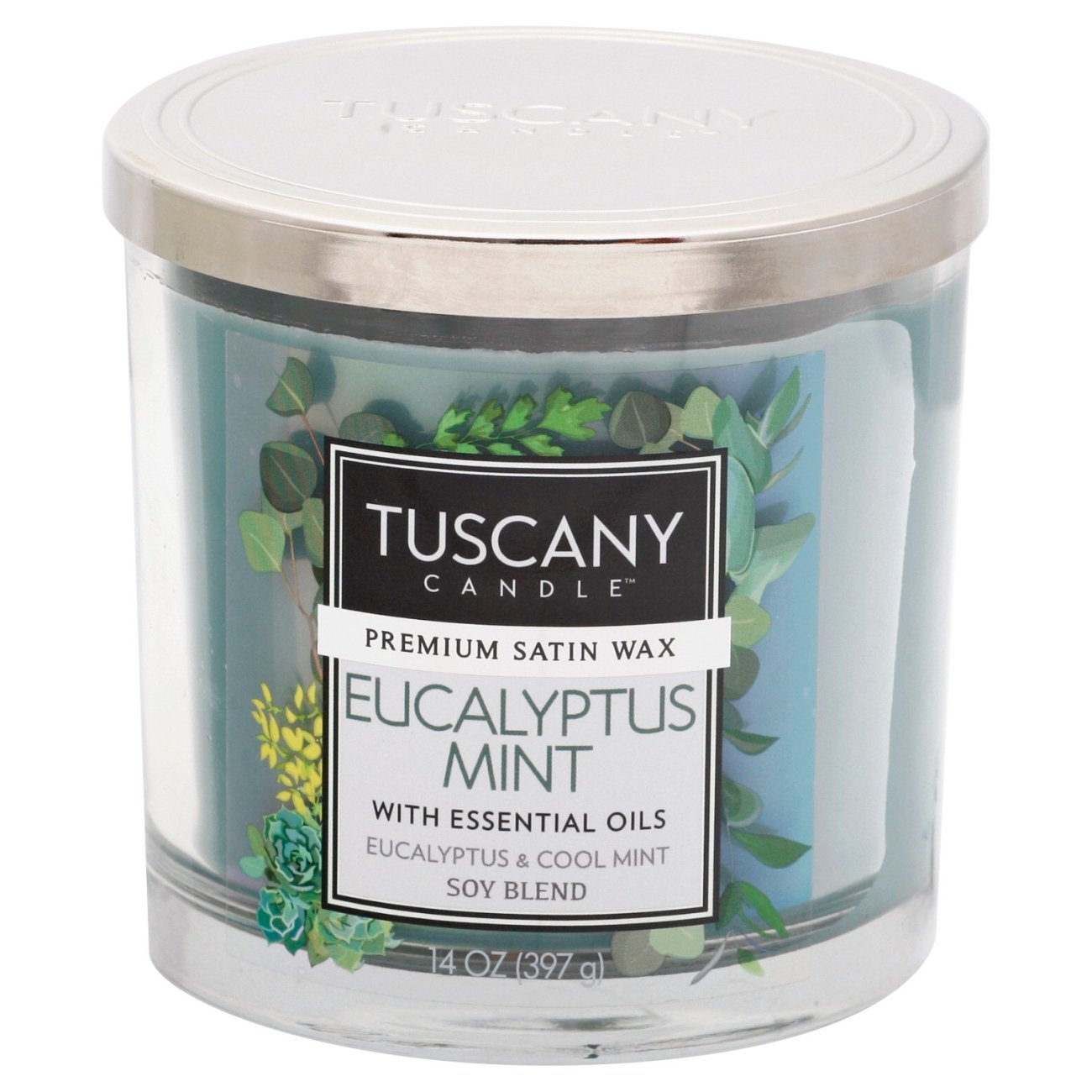 Tuscany Candle Eucalyptus Mint Premium Satin Wax Collection - Shop ...
