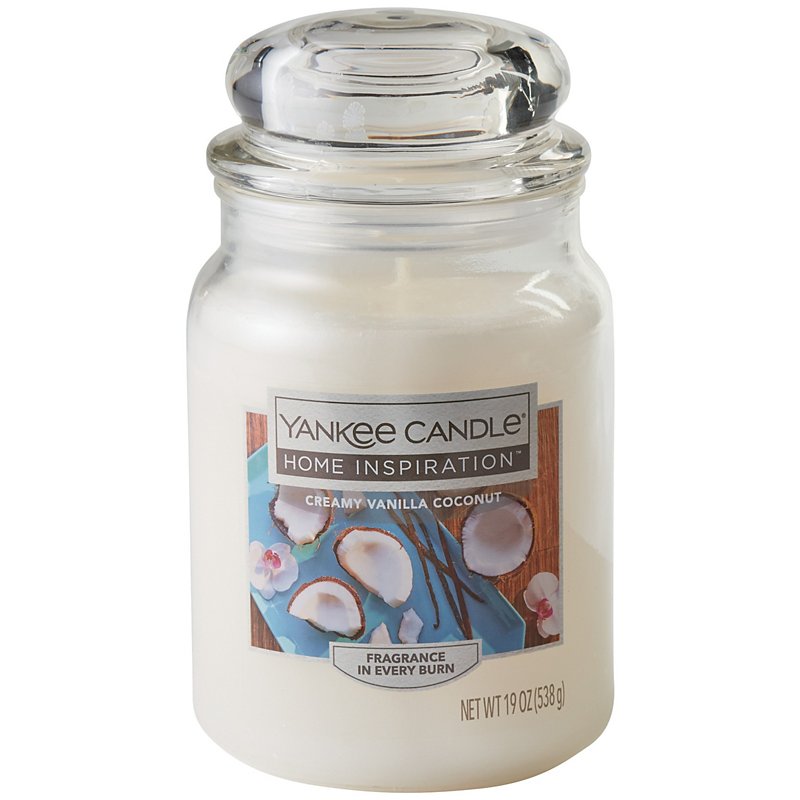 Yankee Candle Home Inspiration Creamy Vanilla Coconut Candle - Shop Air ...