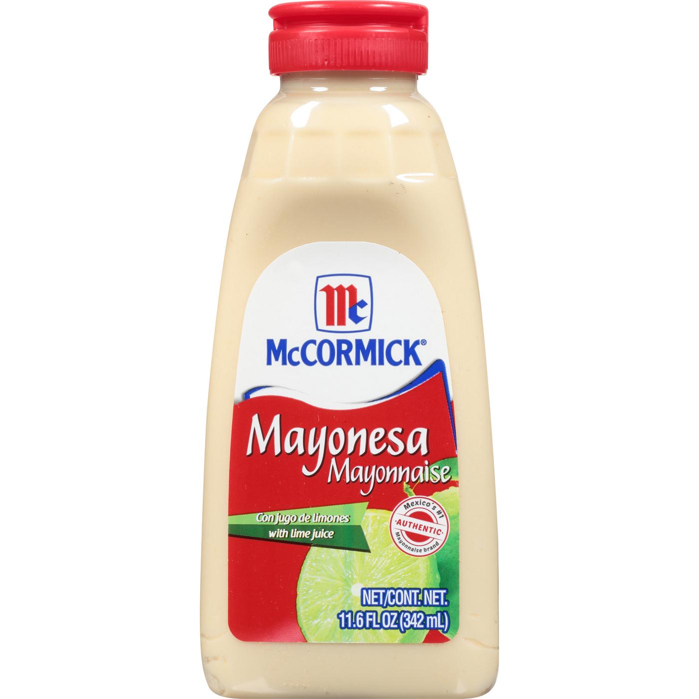Calories in McCormick McMex Mayonesa with Lime Juice Mayonnaise
