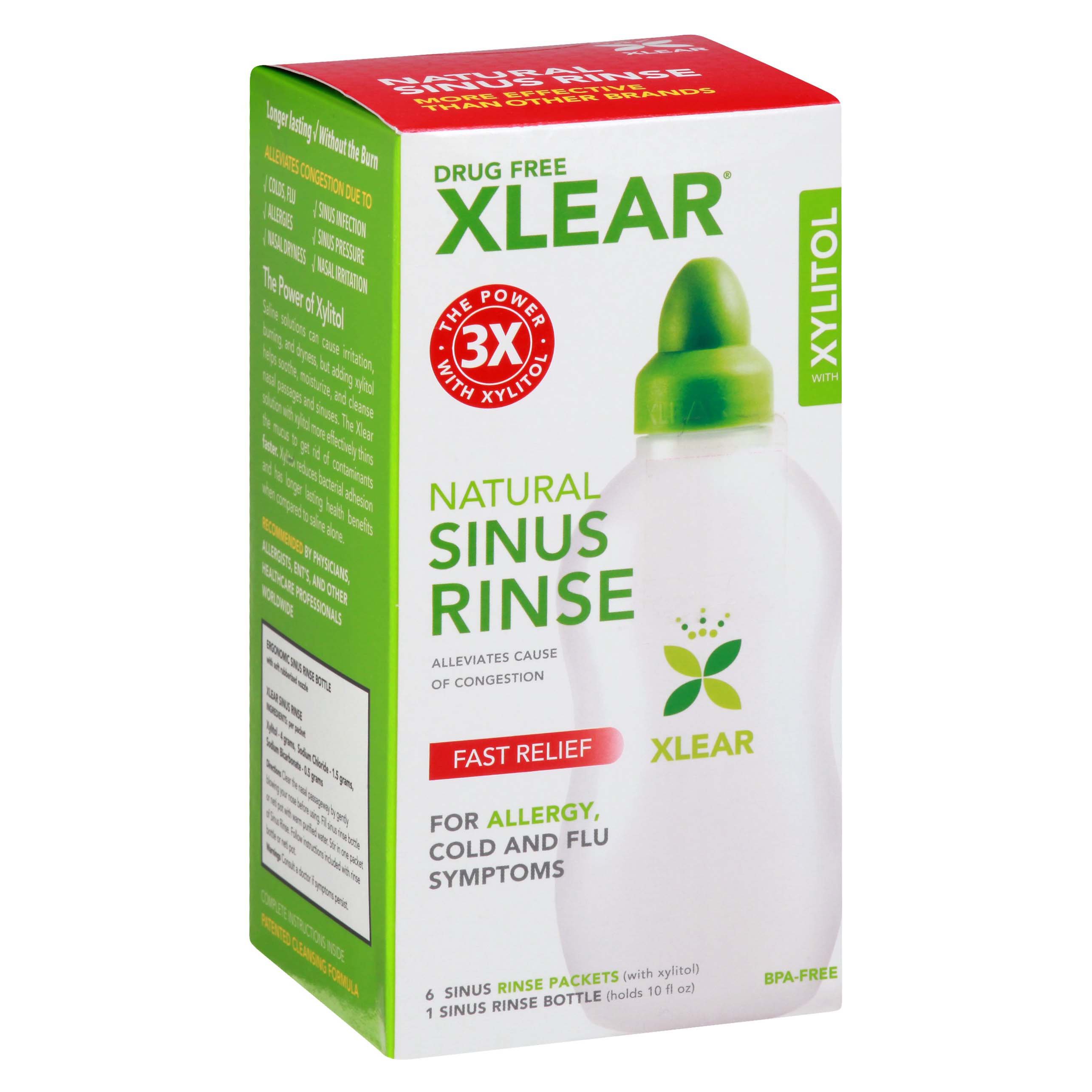 Xlear Sinus Rinse Packets Shop Sinus & allergy at HEB