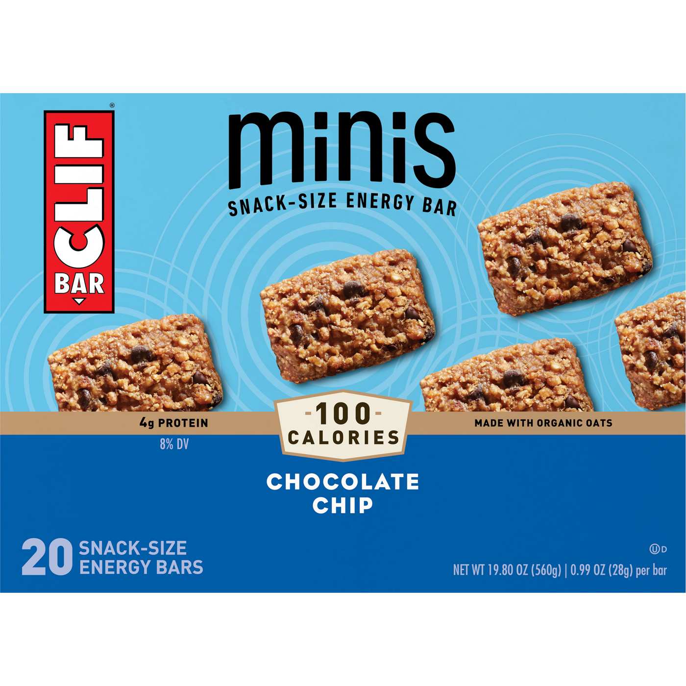 Clif Bar Minis Snack-Size Energy Bars - Chocolate Chip; image 6 of 8