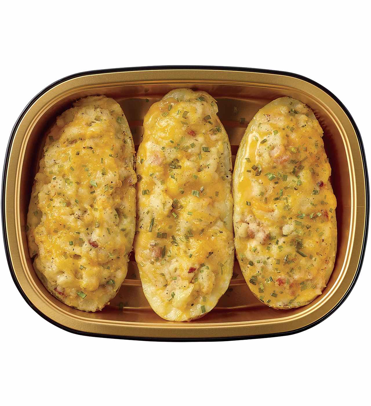 Meal Simple by H-E-B Uncured Bacon & Chives Loaded Potato Boats; image 1 of 4