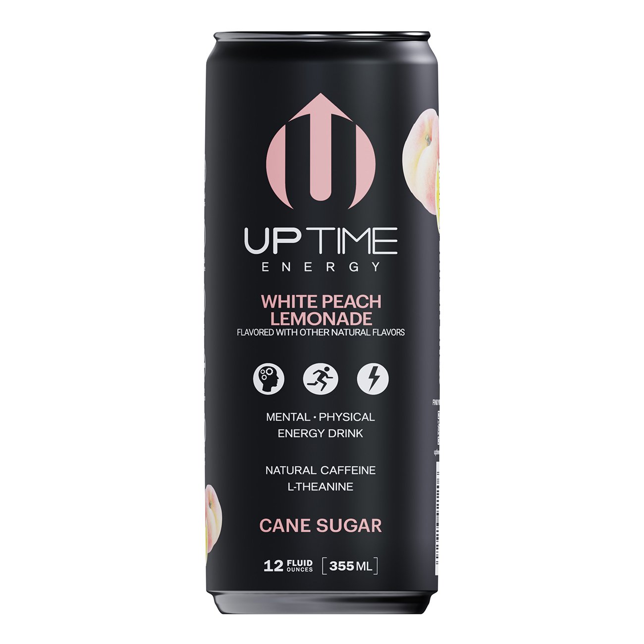 Uptime Energy Drink White Peach Lemonade Shop Diet & Fitness at HEB