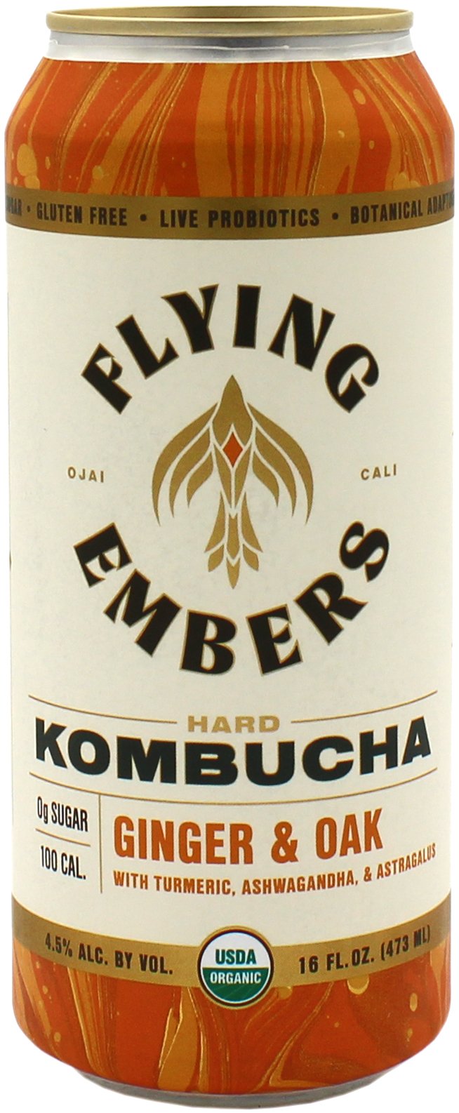 Flying Embers Ginger & Oak Hard Kombucha Shop Malt Beverages