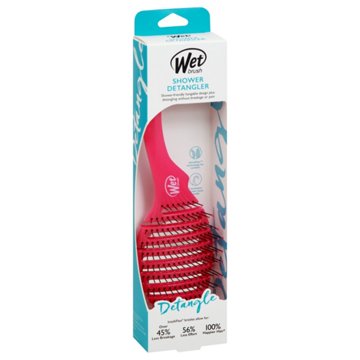 Wet Brush Shower Detangler Pink