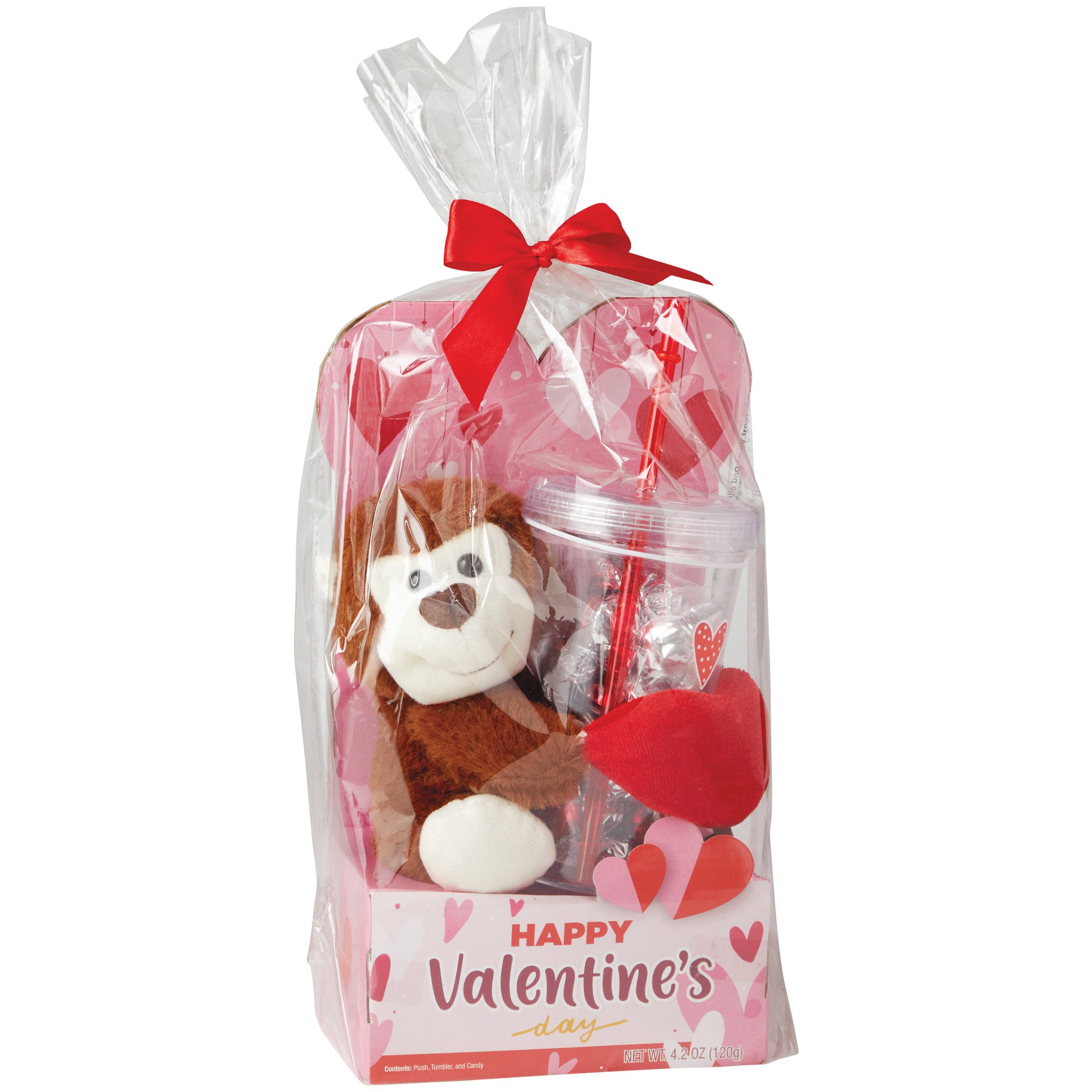 Valentine's Day Chocolate And Teddy Bear Gift Box by