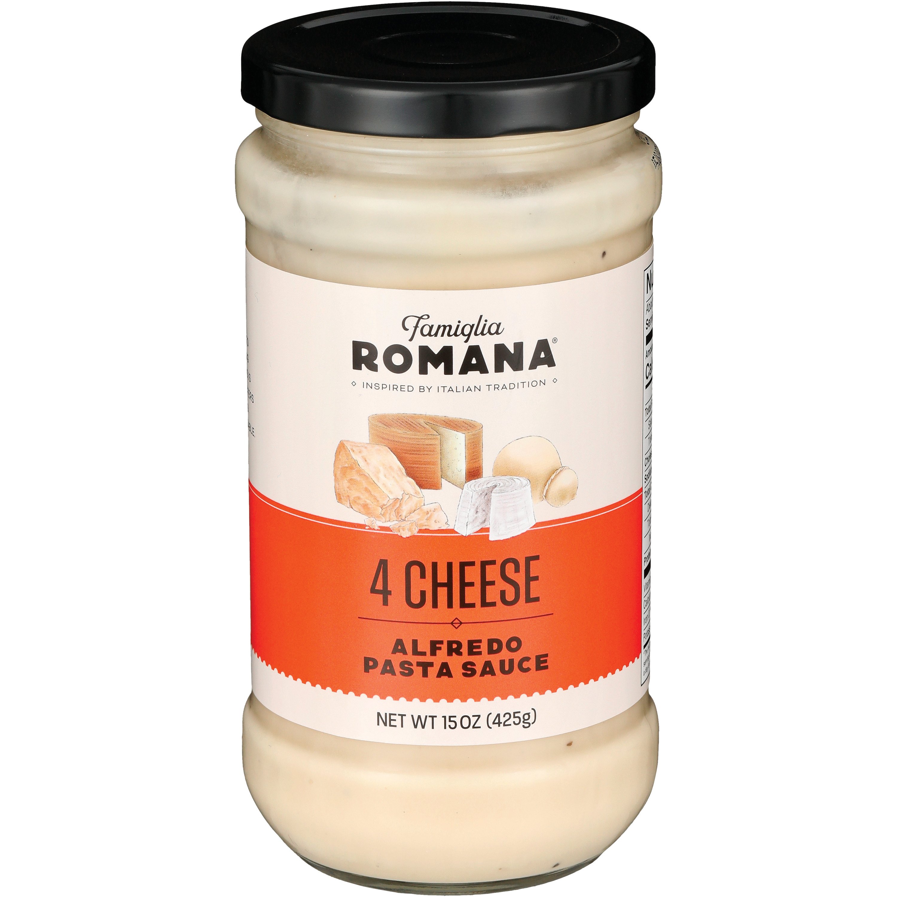 Famiglia Romana 4 Cheese Alfredo Pasta Sauce Shop Pasta sauces at HEB