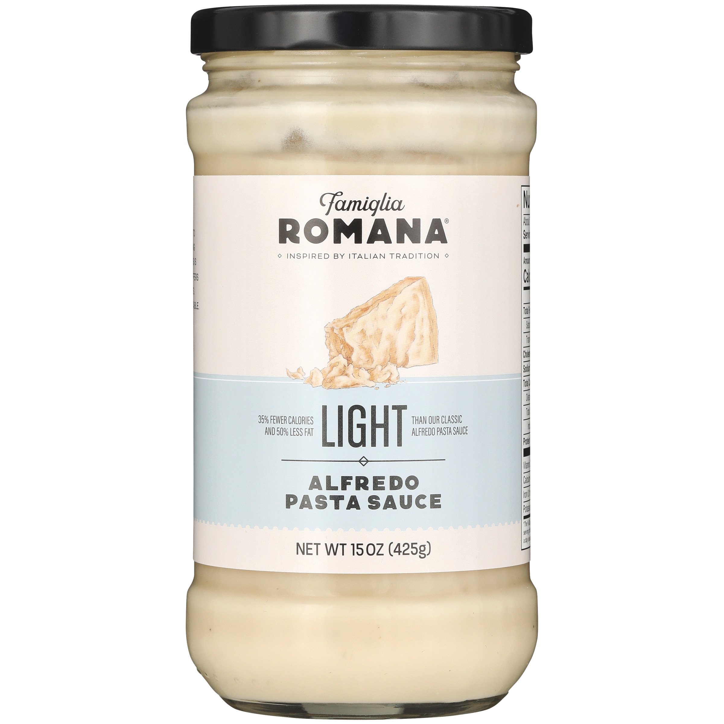 Famiglia Romana Light Alfredo Pasta Sauce - Shop Sauces & Marinades at H-E-B