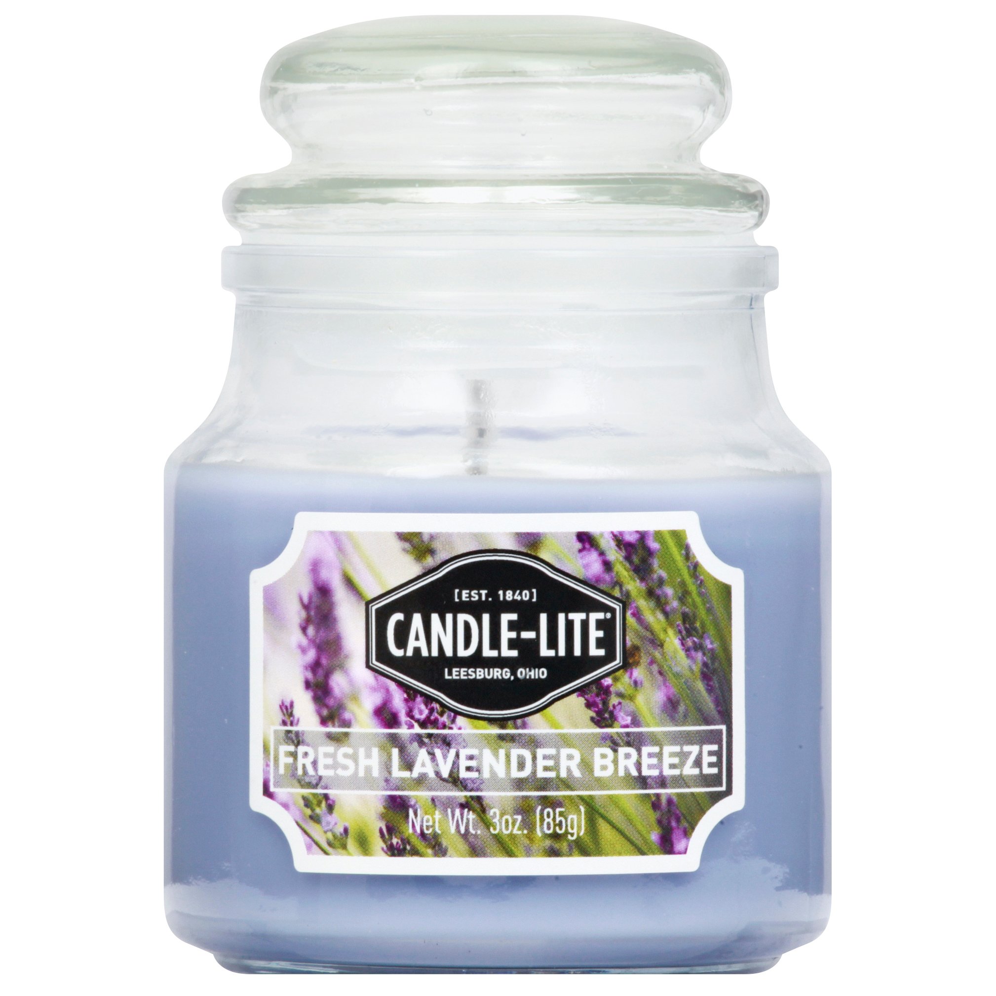 CandleLite Fresh Lavender Breeze Fragrant Glass Jar Shop Candles at