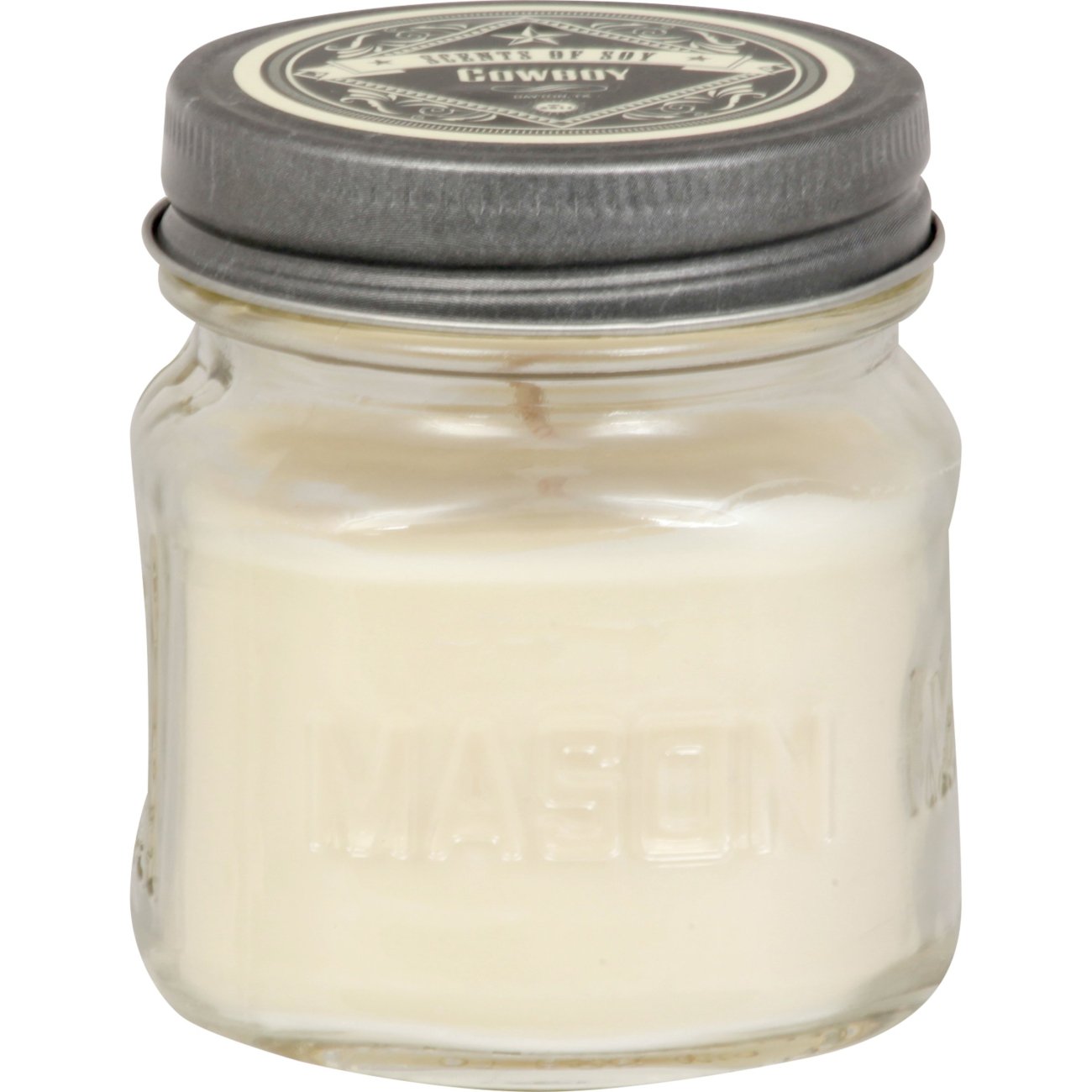 Scents Of Soy Cowboy Scented Mason Jar Candle Shop Candles at HEB