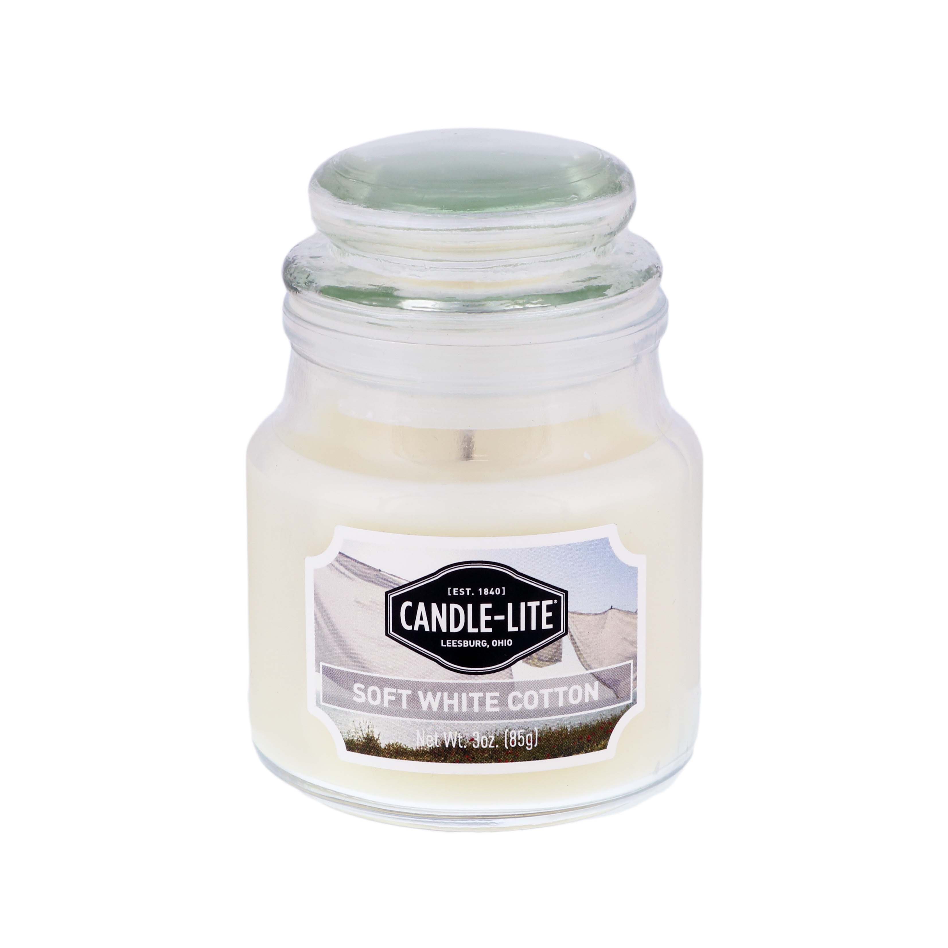 CandleLite Soft White Cotton Scented Candle Shop Candles at HEB