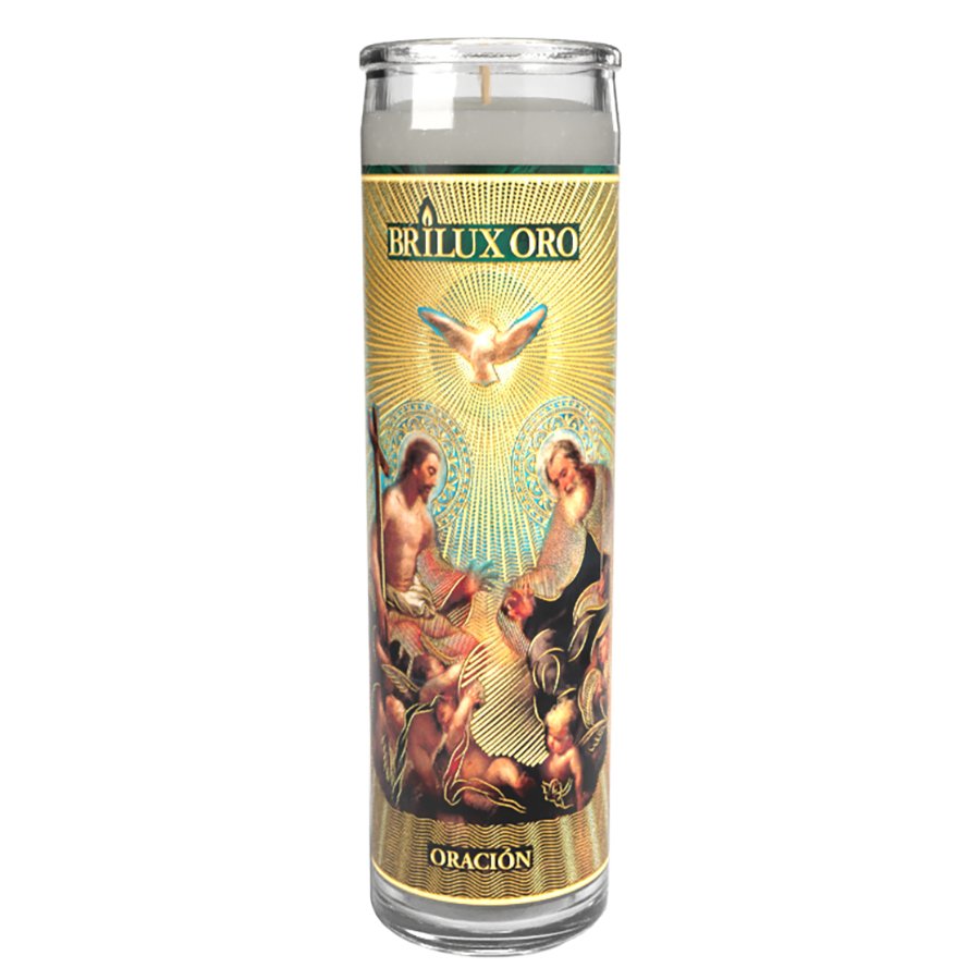 Brilux Oracion Religious Candle White Wax Shop Candles at HEB