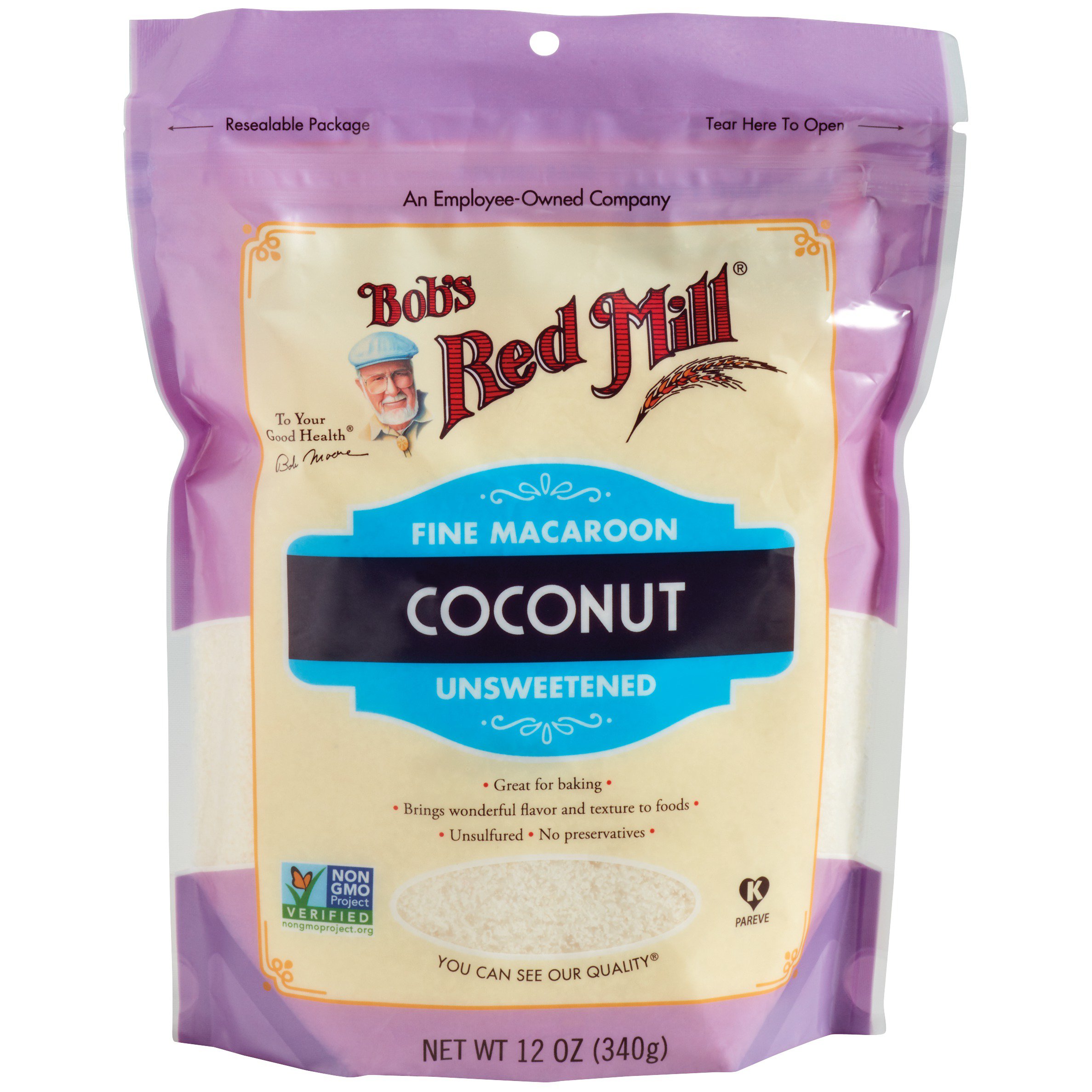 Bob's Red Mill Fine Macaroon Unsweetened Coconut - Shop Coconut Flakes