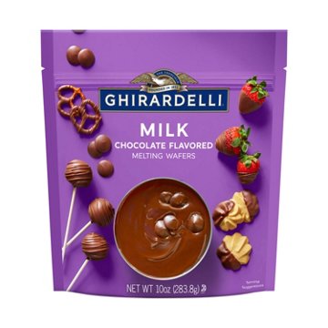 Ghirardelli Milk Chocolate Flavored Melting Wafers, 10 oz