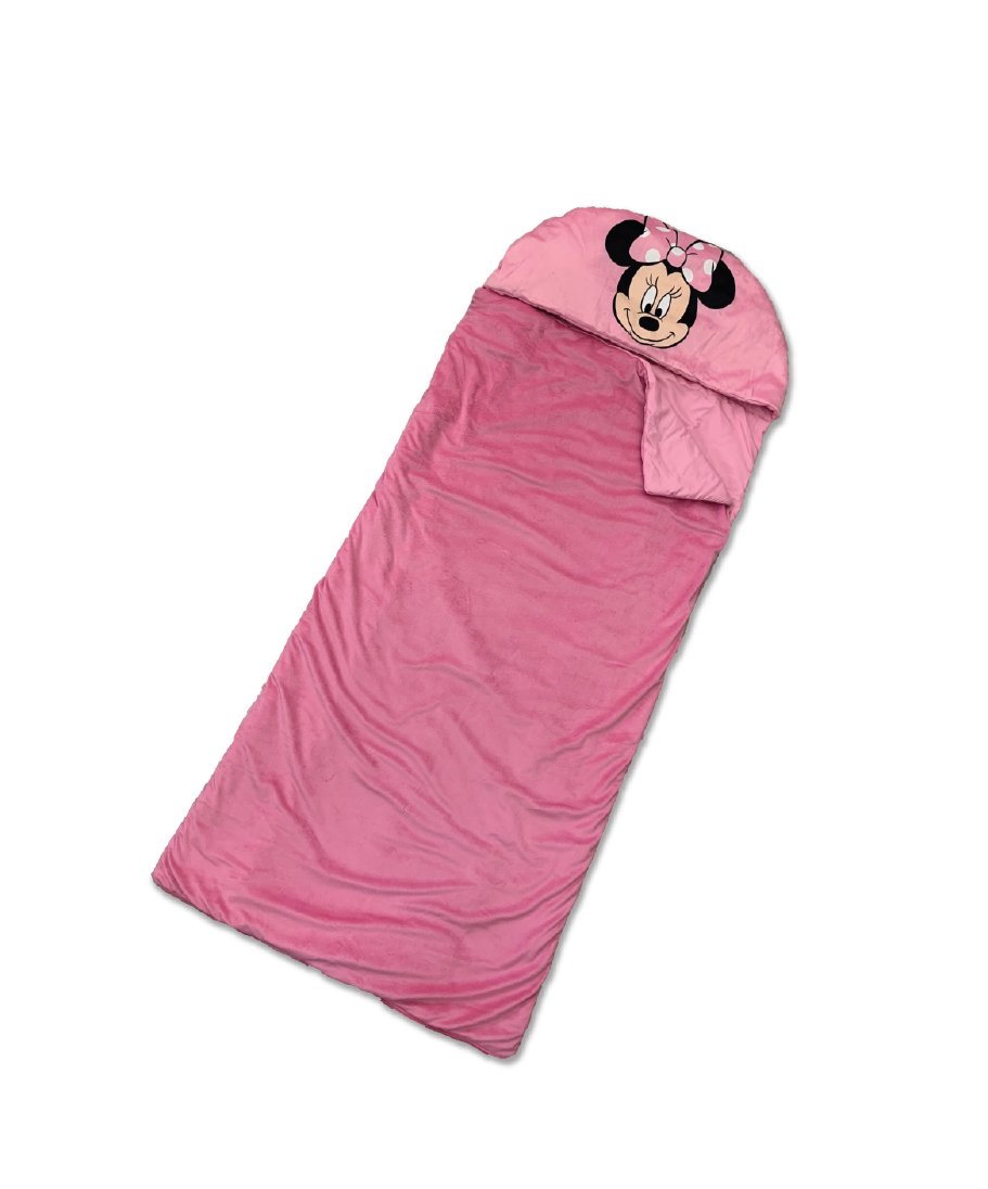 Jay Franco Minnie Mouse Rolled Sleeping Bag Shop Blankets