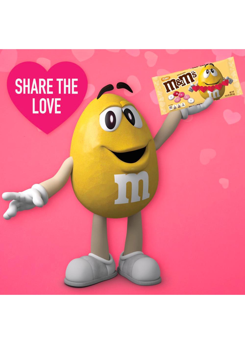 M&M'S Peanut Chocolate Valentine's Candy; image 5 of 7