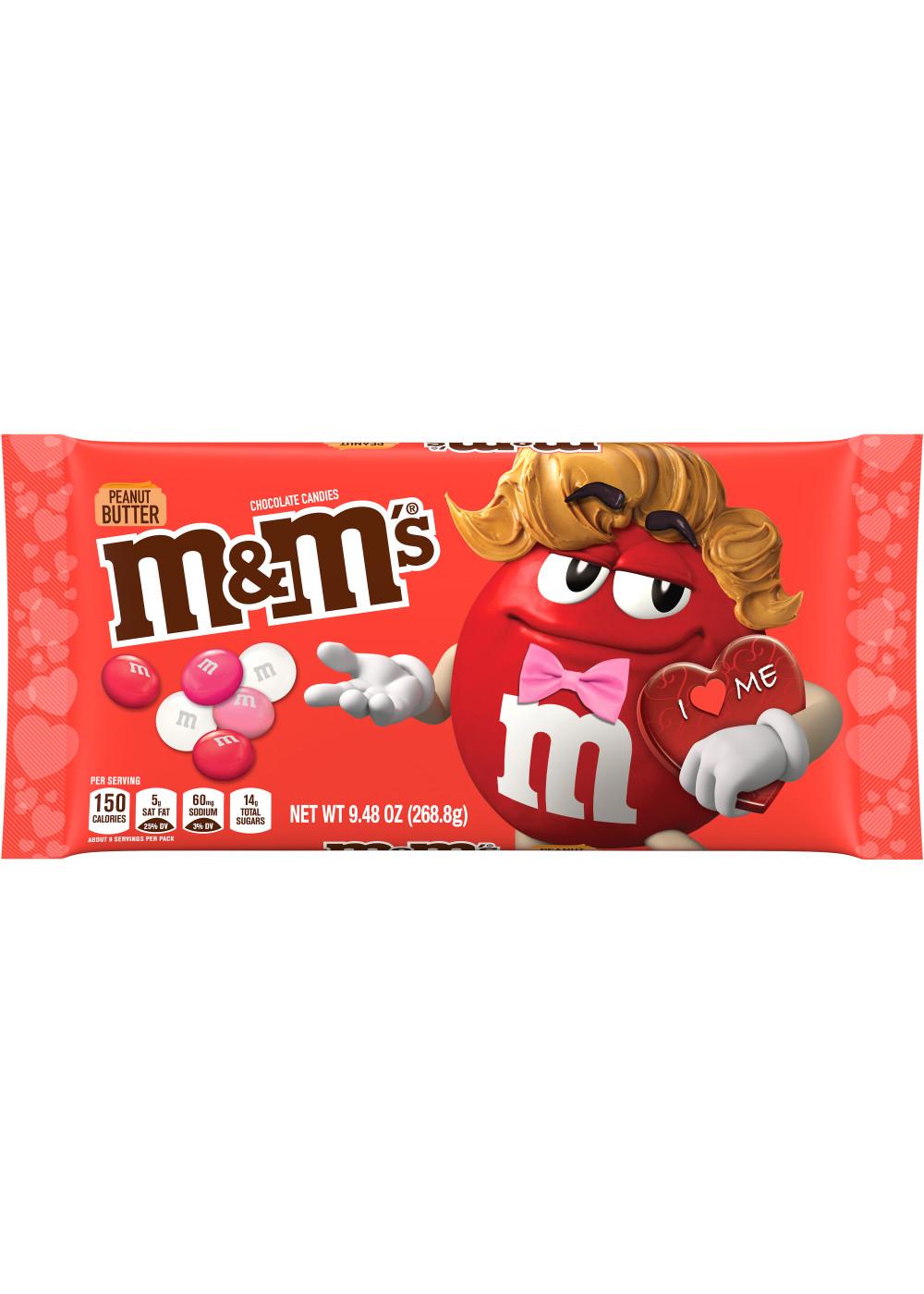 M&M'S Peanut Butter Chocolate Valentine's Candy; image 1 of 7