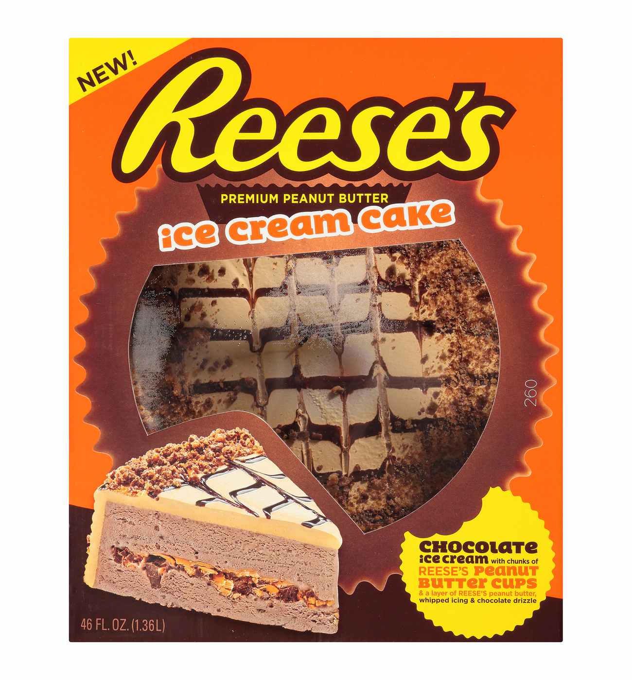 Reese's Peanut Butter Ice Cream Cake; image 1 of 2